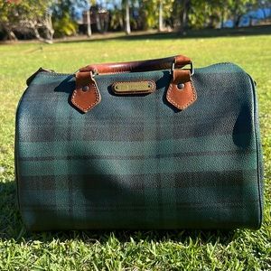 Authentic vintage 90’s POLO Ralph Lauren Speedy Hand Bag Original Green